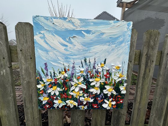 Wild Flowers deep impasto