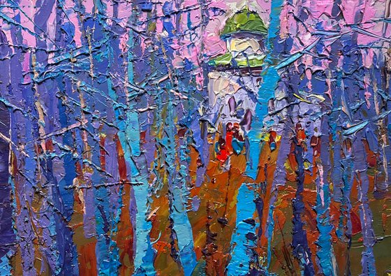 Autumn coolness in the forest