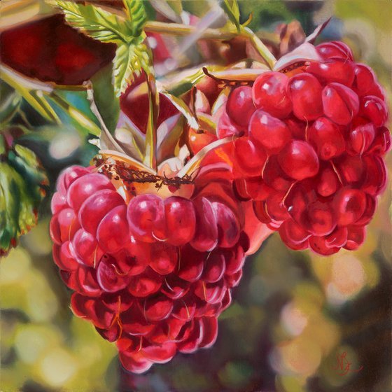 Sweet raspberries
