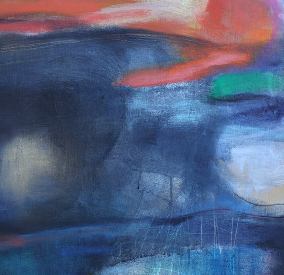 composition with gold and orange