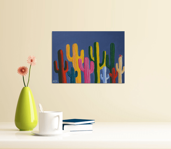 Colorful cacti