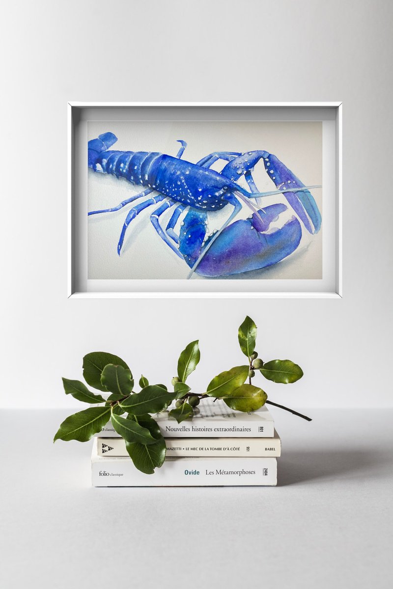 Blue Lobster by Lucia Kasardova