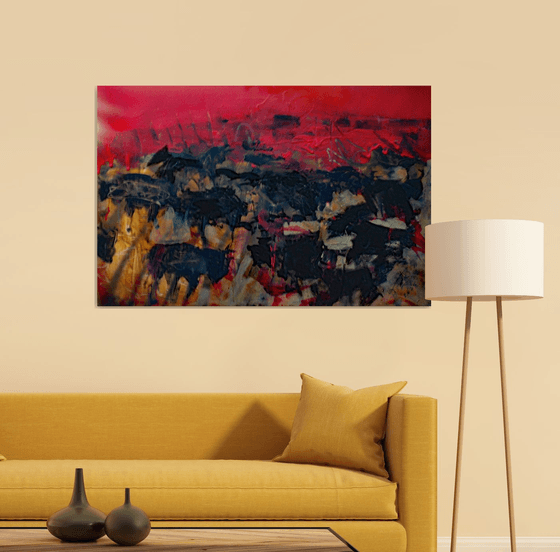 TAUREAUX SOLEIL COUCHANT