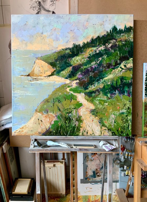 Cliffside Path to the Sea