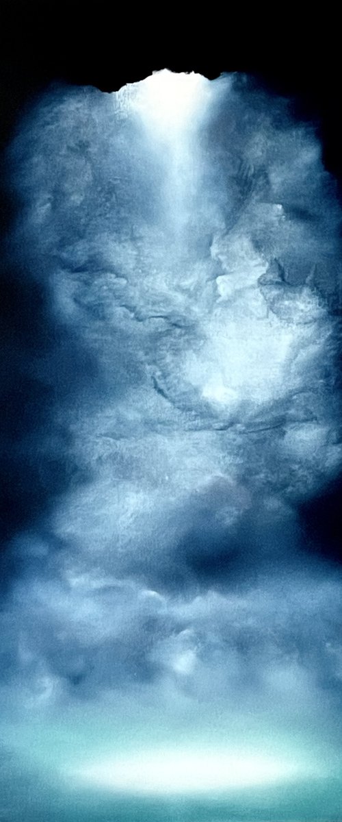 Deep Blue - Abstract - 60cm x 80cm by Jonesy