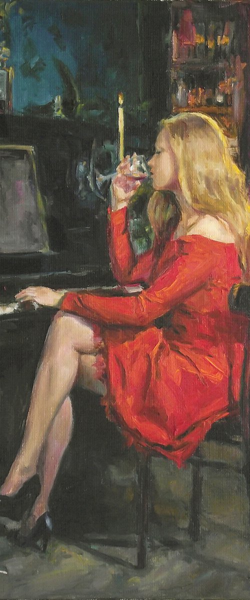 Evening, at the piano by Vachagan Manukyan