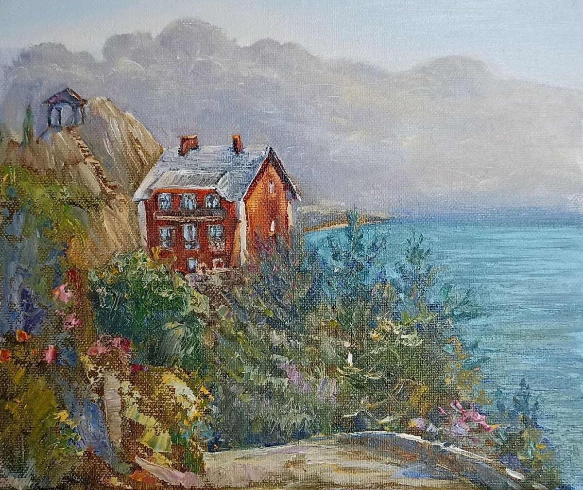 Cottage by the Sea by Elina Vetrova