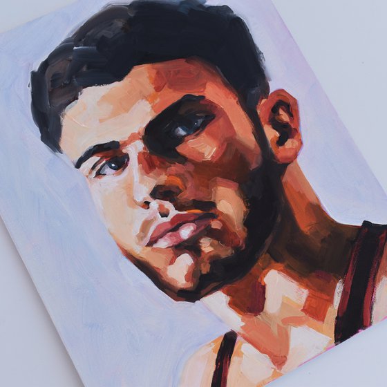 The Thoughtful Glance - Male portrait