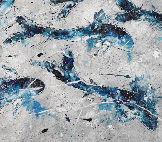 Silver-Blue Fishes 2