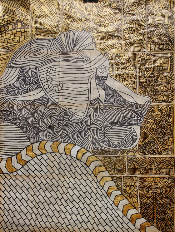 Trinity. Gold (triptych)