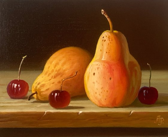 Pears and cherries