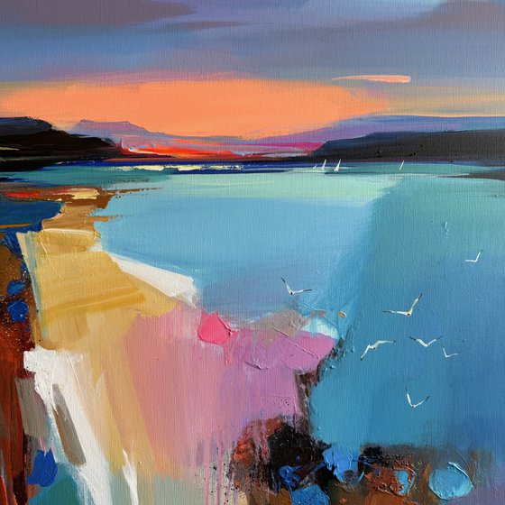 Golden path to the sea