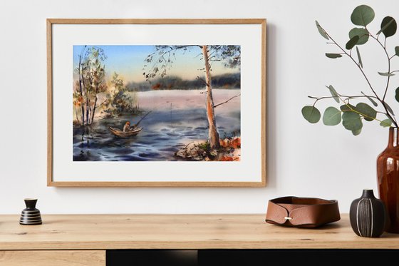 Fishing on Lake