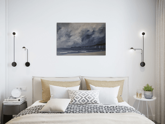 Storm over Dunluce, Ireland