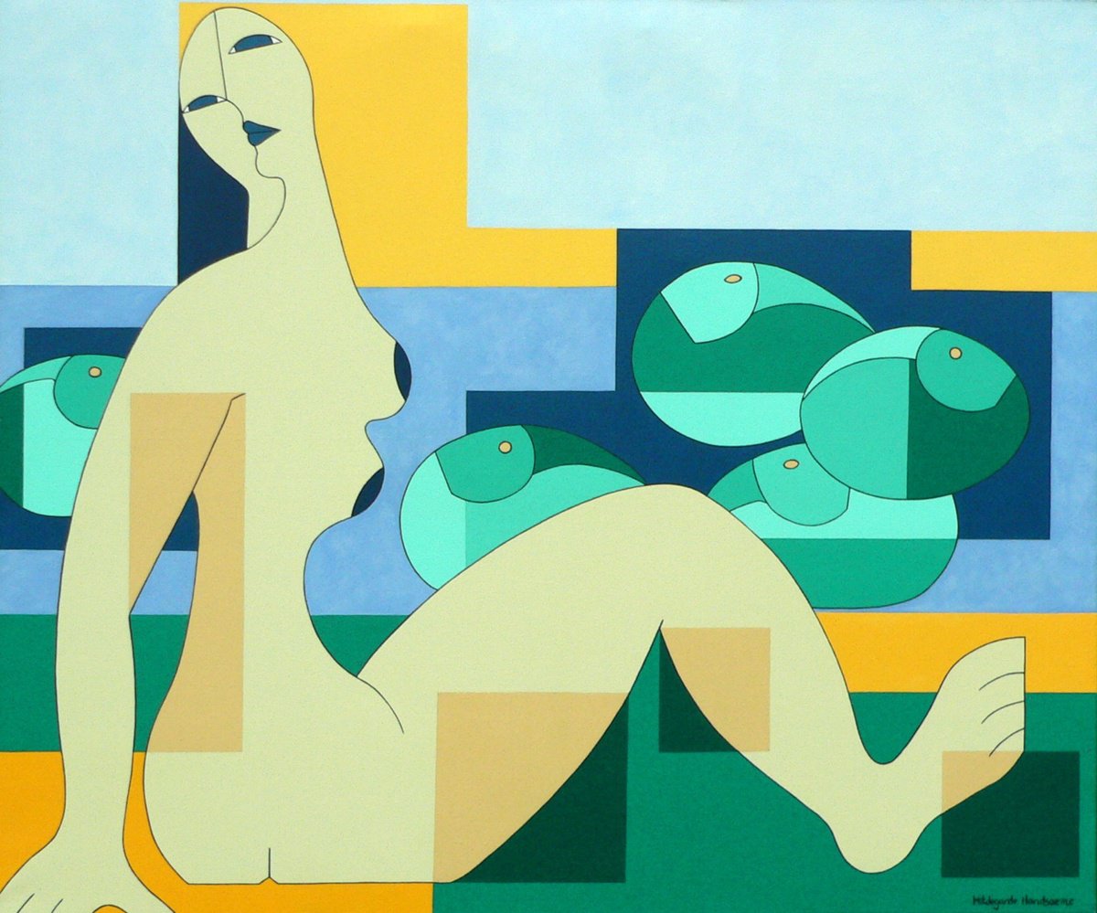 Serenite en vol by Hildegarde Handsaeme