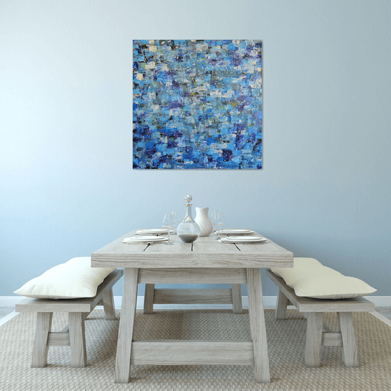 The Deep - Palette Knife Textured art