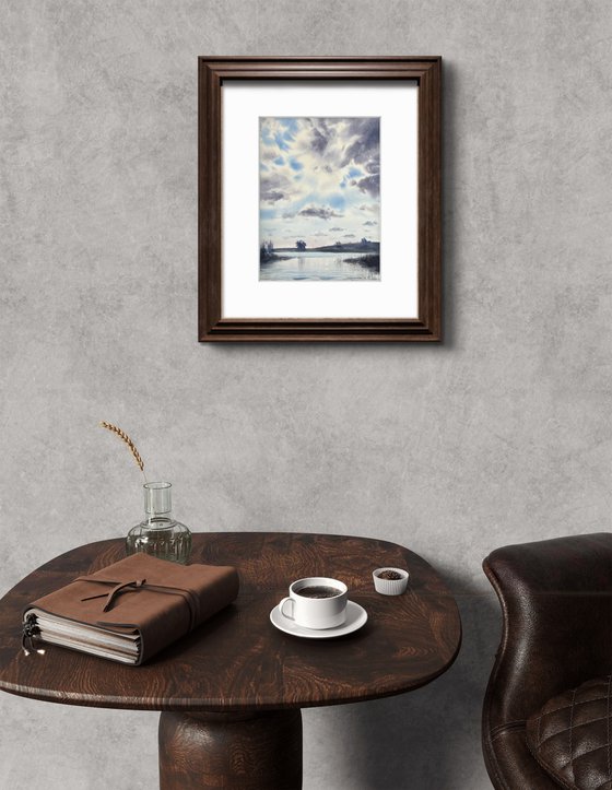 Clouds over the river #6