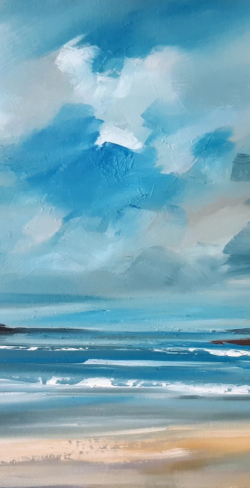 Winter Achmelvich beach by Steve Keenan