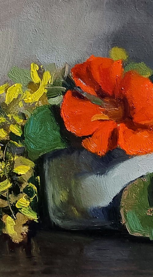 Laburnum and Nasturtium by Pascal Giroud