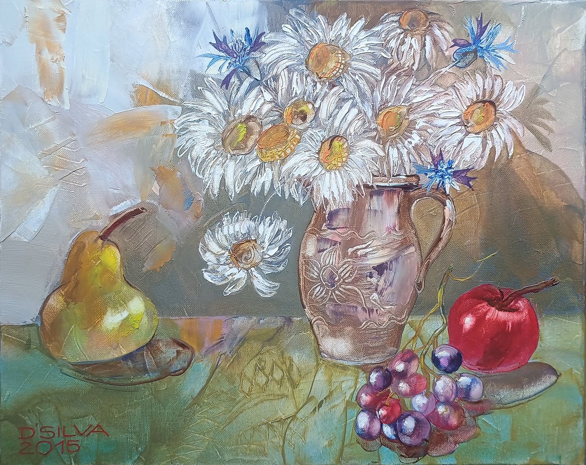 Still-Life In Spring By Silvija Drebickaite, 20 X 16, Artwork For Sale On Artfinder