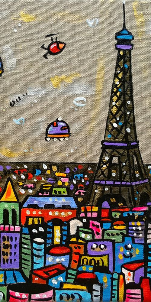 Unique View of Paris by Maria Luisa  Azzini