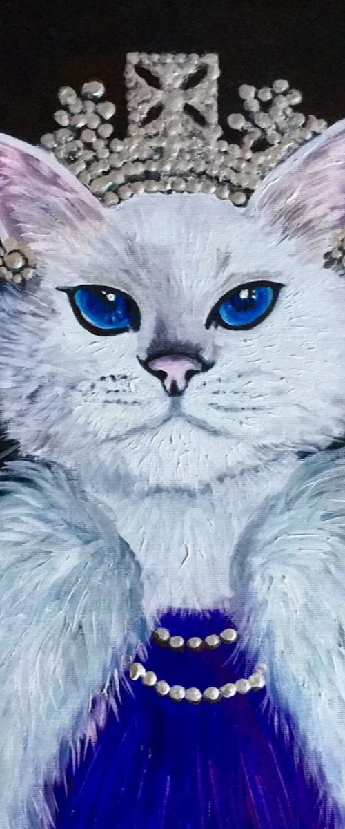 Cat La Queen by Olga Koval