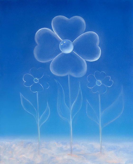 Transparent flowers