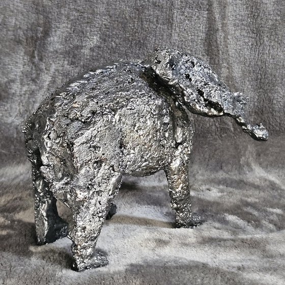 Steel Lace Sculpture – Elephant 50-19