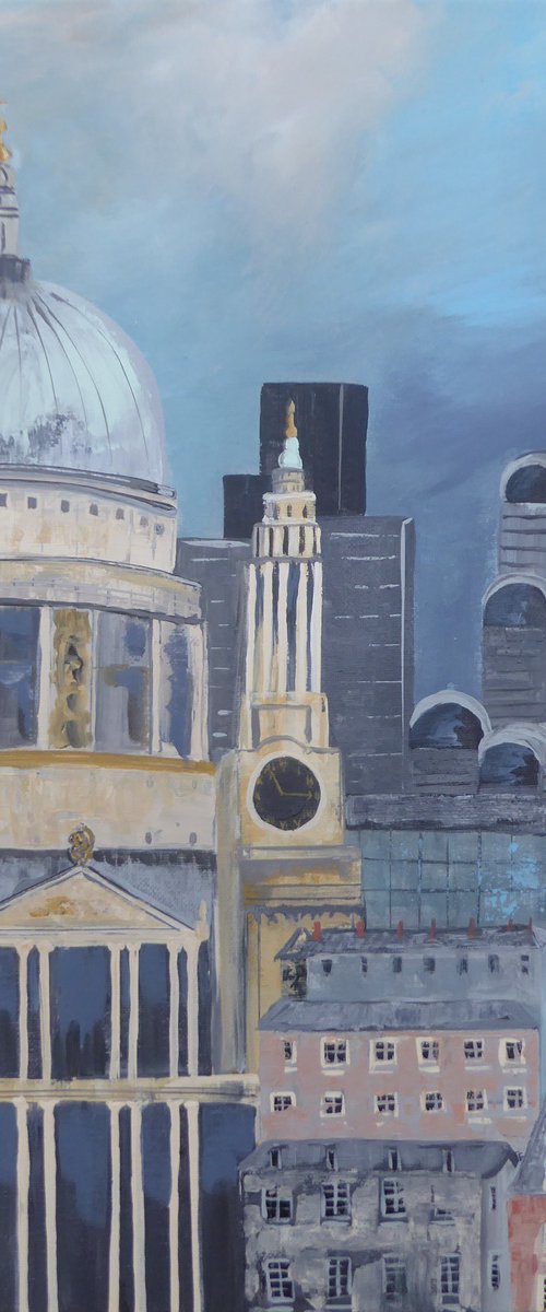 St Paul's, London Skyline by Elaine Allender