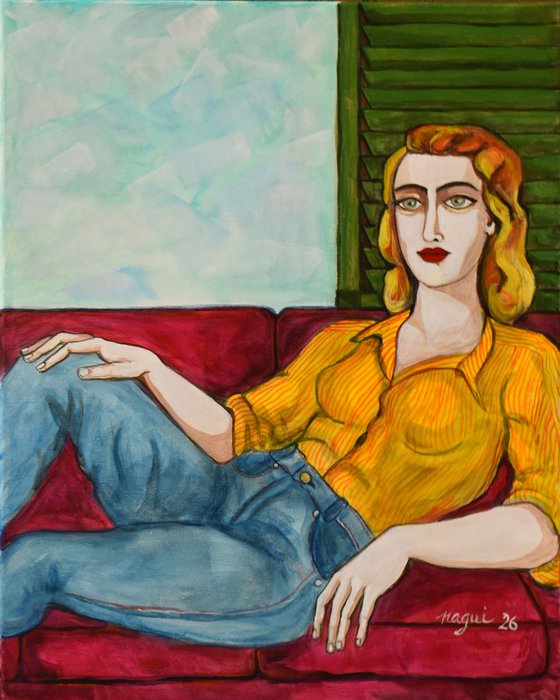 The red Sofa