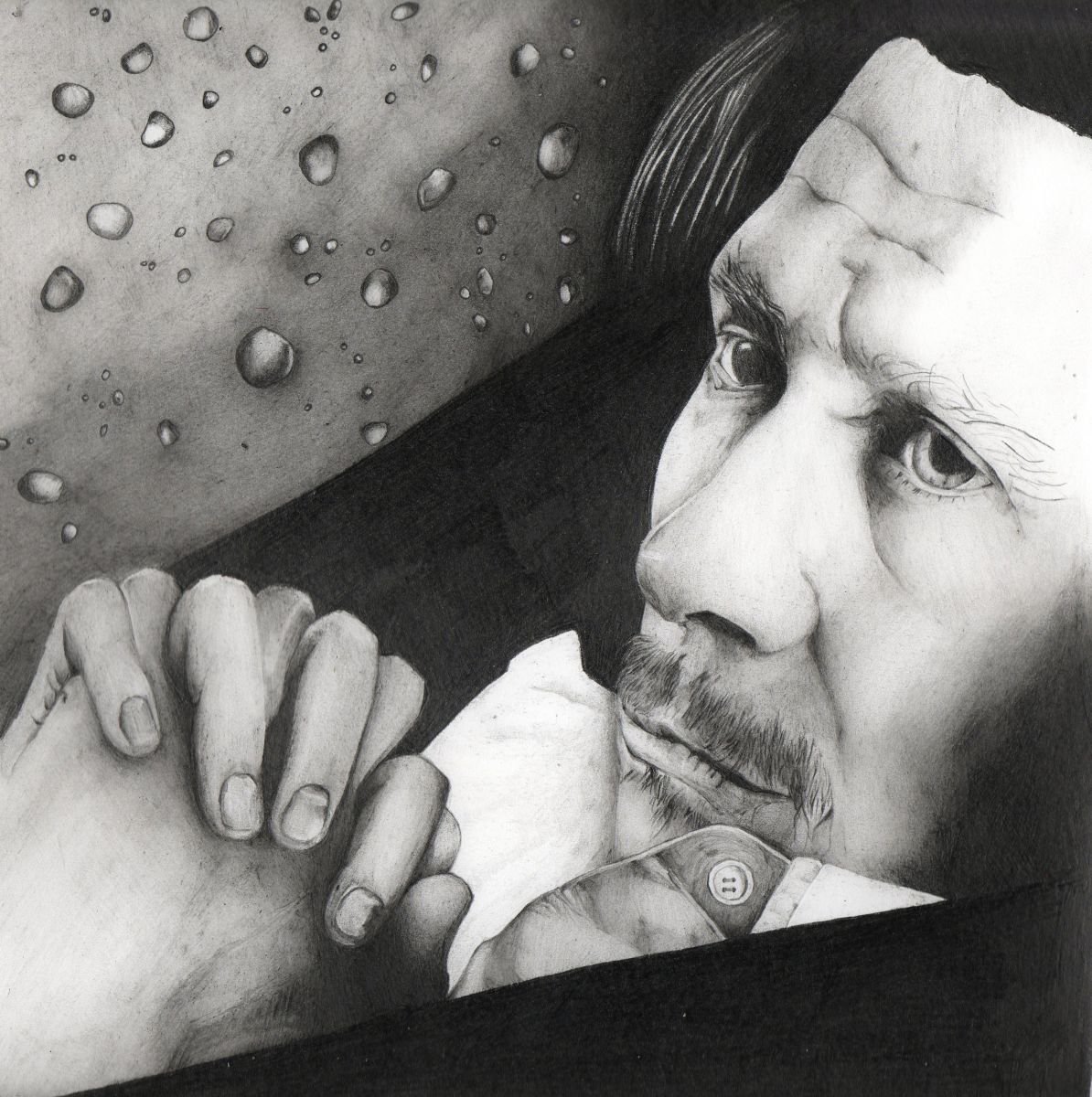 Gary Oldman pencil portrait #2 by Majda Susnik