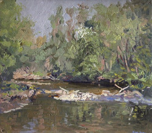 Spring. Kamenka River by Simon Kozhin