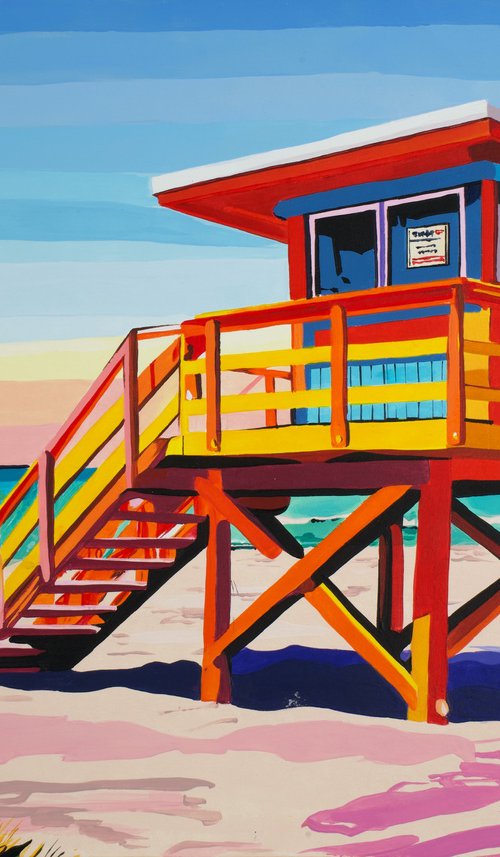 Lifeguard tower by Kosta Morr