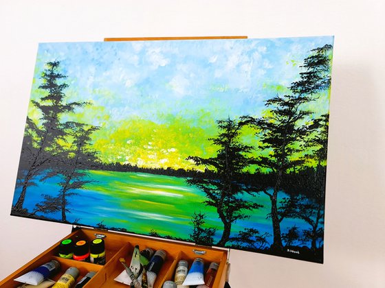 Sunset in the country 2