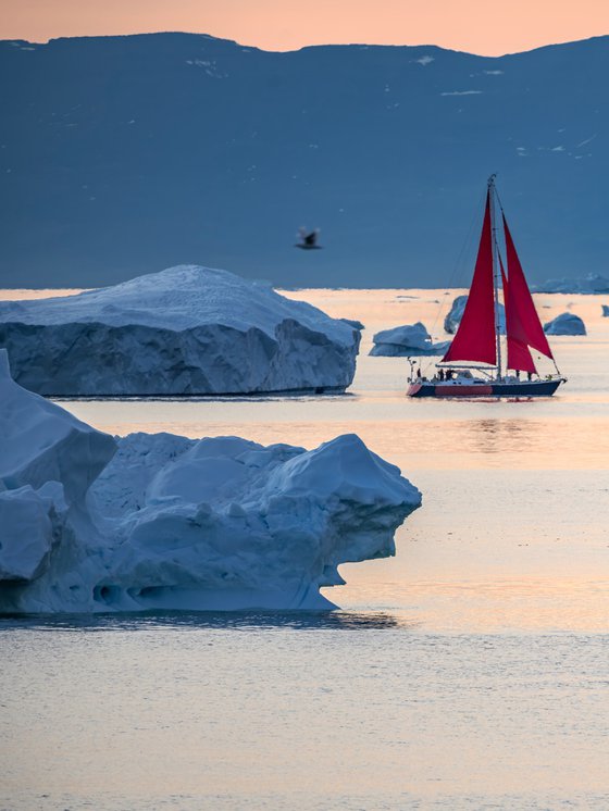 SUNSET IN GREENLAND