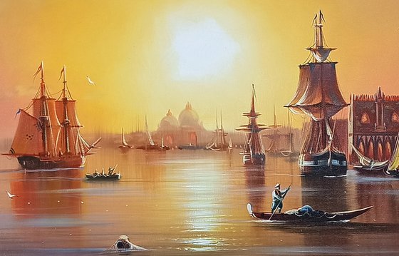 Port -1(60x90cm, oil painting)