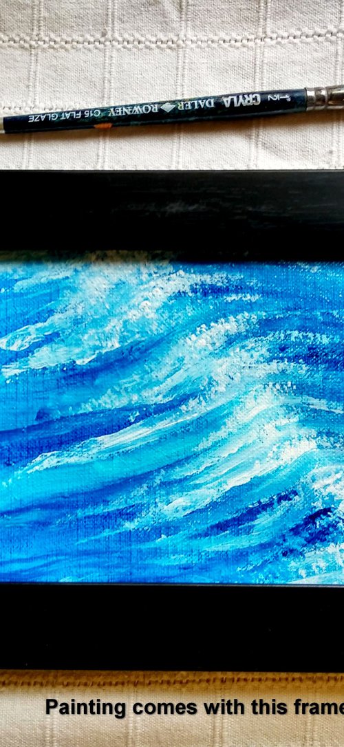 Sparkling Ocean wave  Seascape by Asha Shenoy