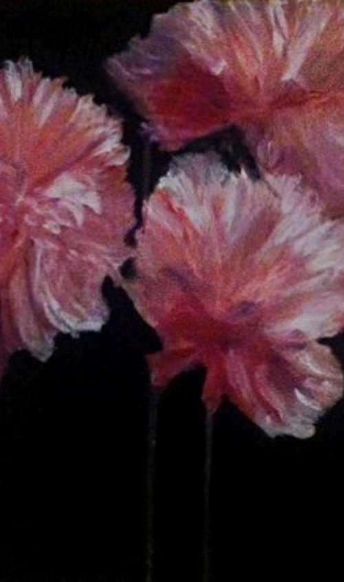 Abstract Peonies by Paul Simon Hughes