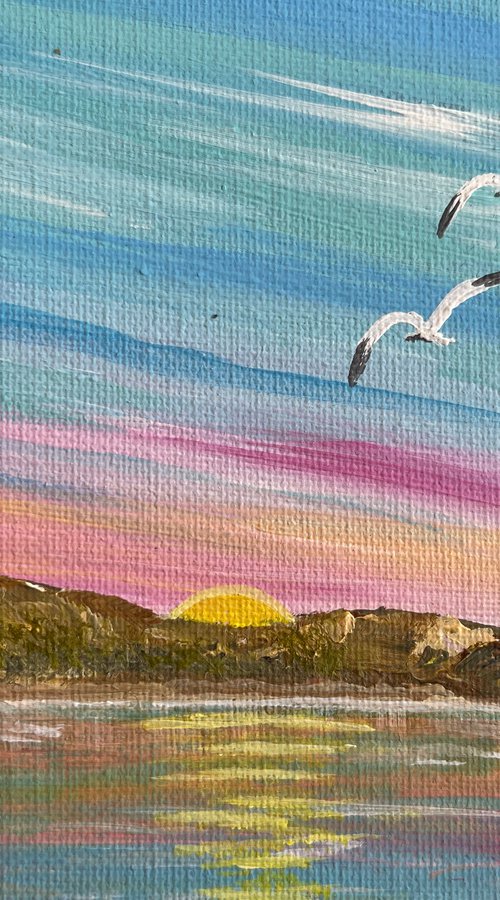 Memories of Lulworth Cove by Marja Brown