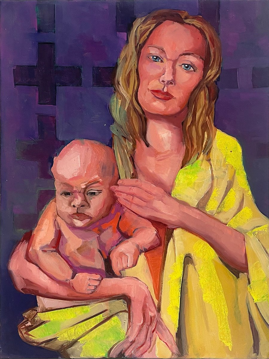 Madonna By Ulli Schmitt, 20 X 28, Artwork For Sale On Artfinder