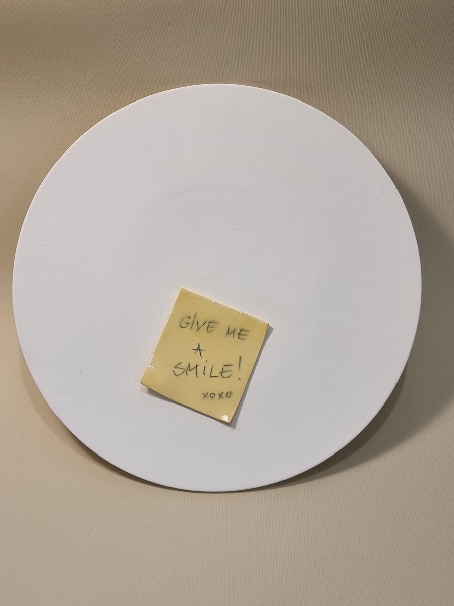 Photorealistic Still Life Relief By Zlatina Krusteva, 10 X 10", "Give Me A Smile", Original Artwork