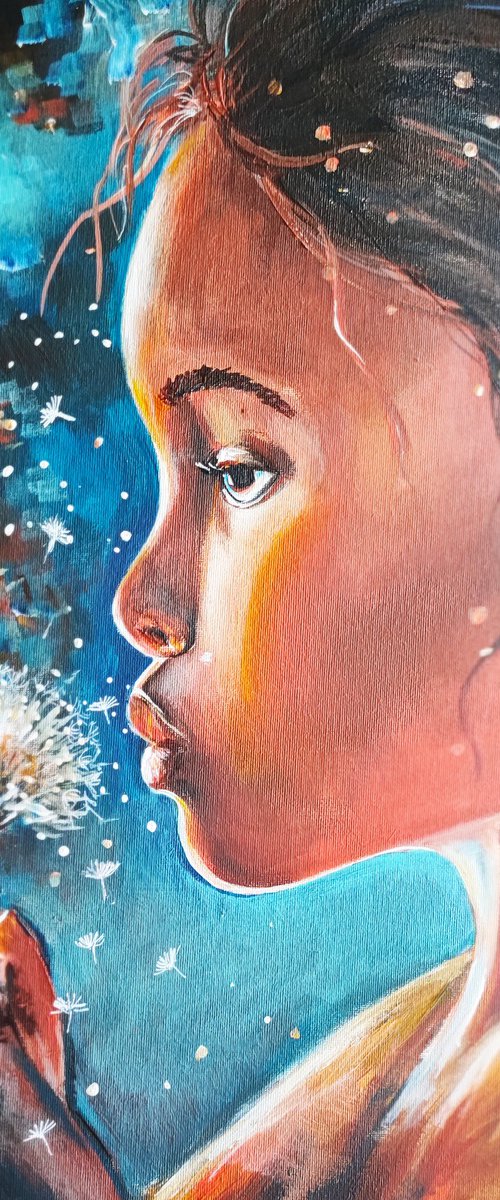 Dandelion Wish by Tatajana Obuhova