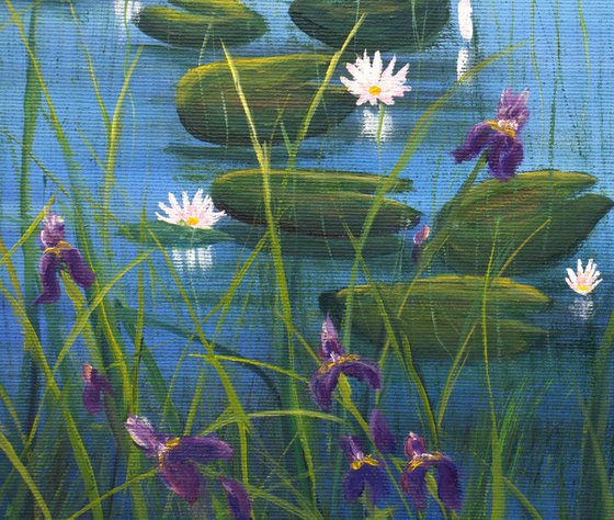 Set of 2 lily pond