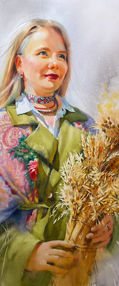 Young Ukrainian girl by Samira Yanushkova