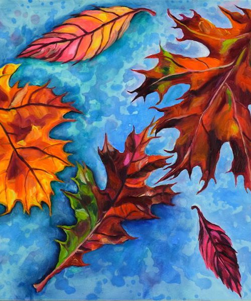 Falling Leaves by Christina M Plichta