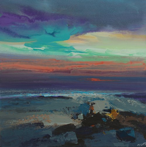 WINTRY DUSK, MONREITH by KEVAN MCGINTY