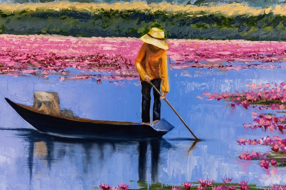 Water Lilies No.2 / Cambodian landscape