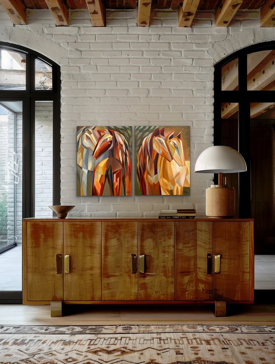 The Unbreakable Connection of Two Horses