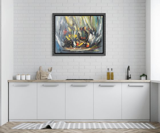 Still Life in Yellow and Grey