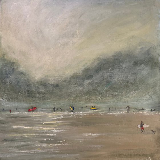 Last surf - Lowry’s people having a chill  from the factory